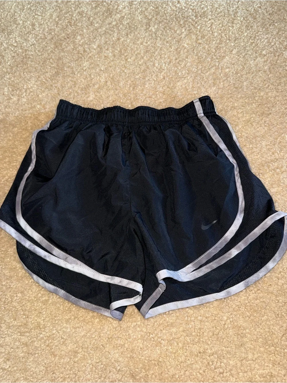 Nike Women’s Black Running Shorts with Tye Dye Trim